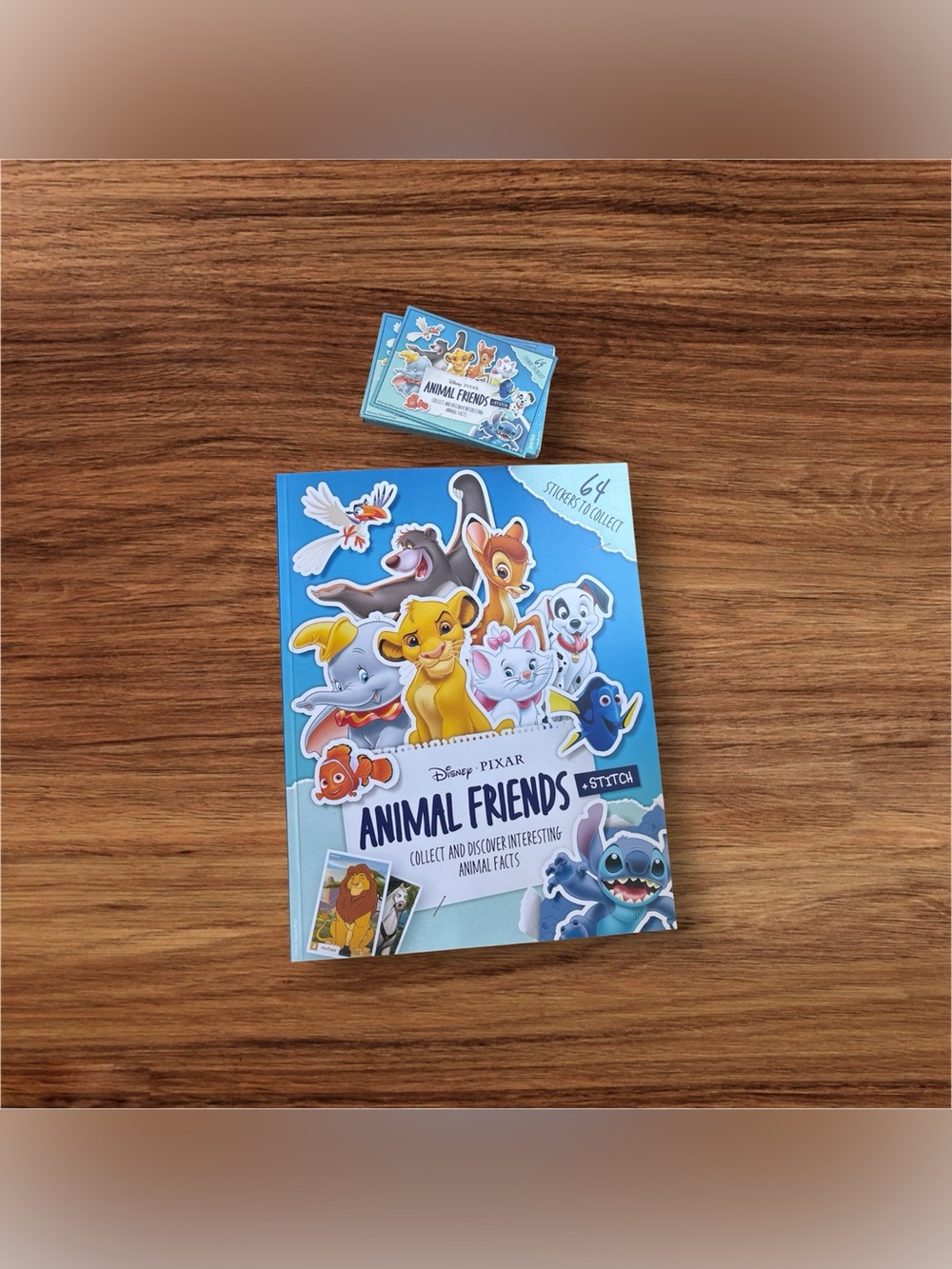 NEW Disney Pixar Animal Friends Set Of 1 Album & 27 Sealed Packs 108 New Sticker